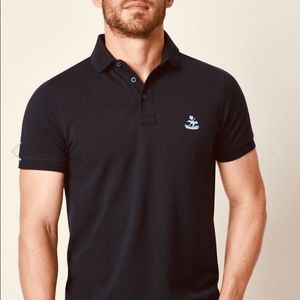 Façonnable black polo